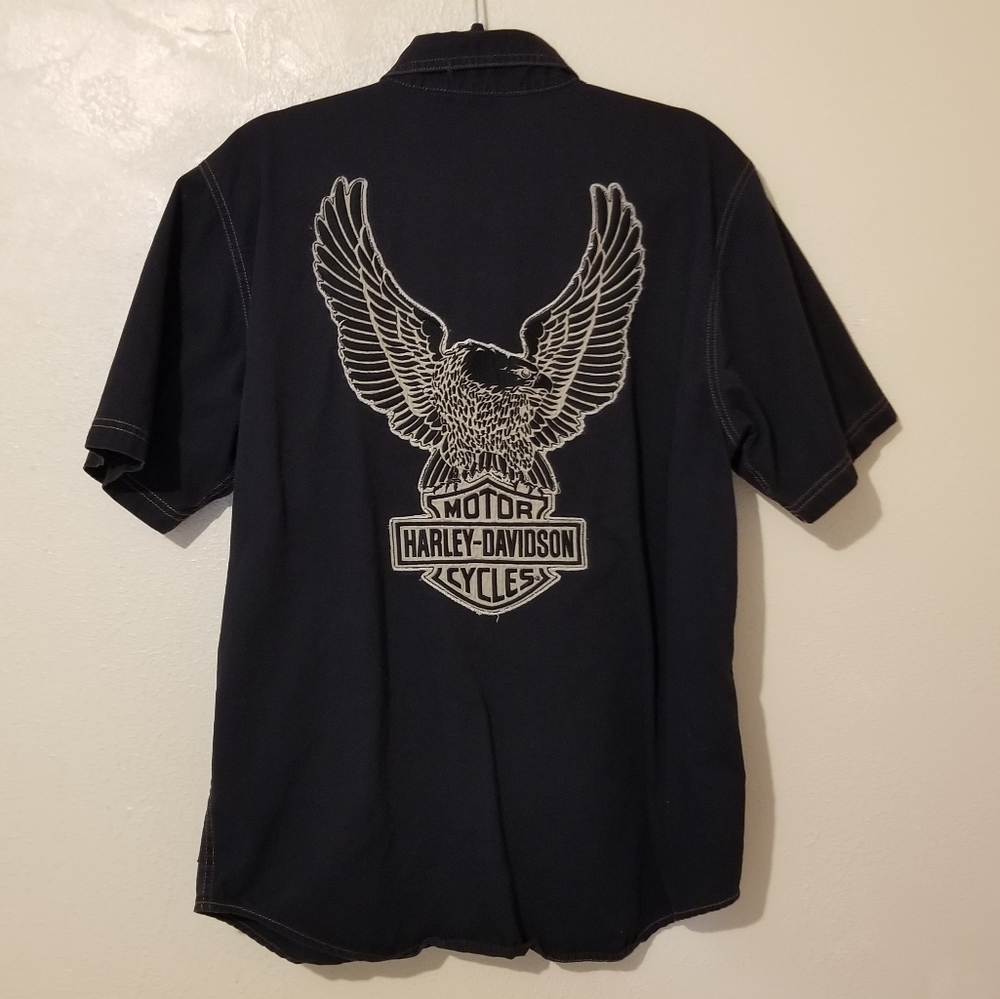 Harley-Davidson Men's Collared Button Down Shirt